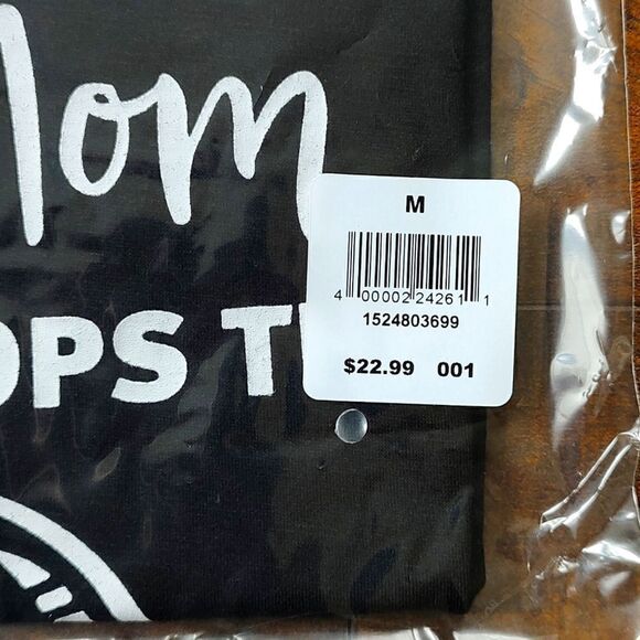 New With Tag Size Medium Warehouse One Women's Black F Bomb Racerback Tank - Picture 9 of 9